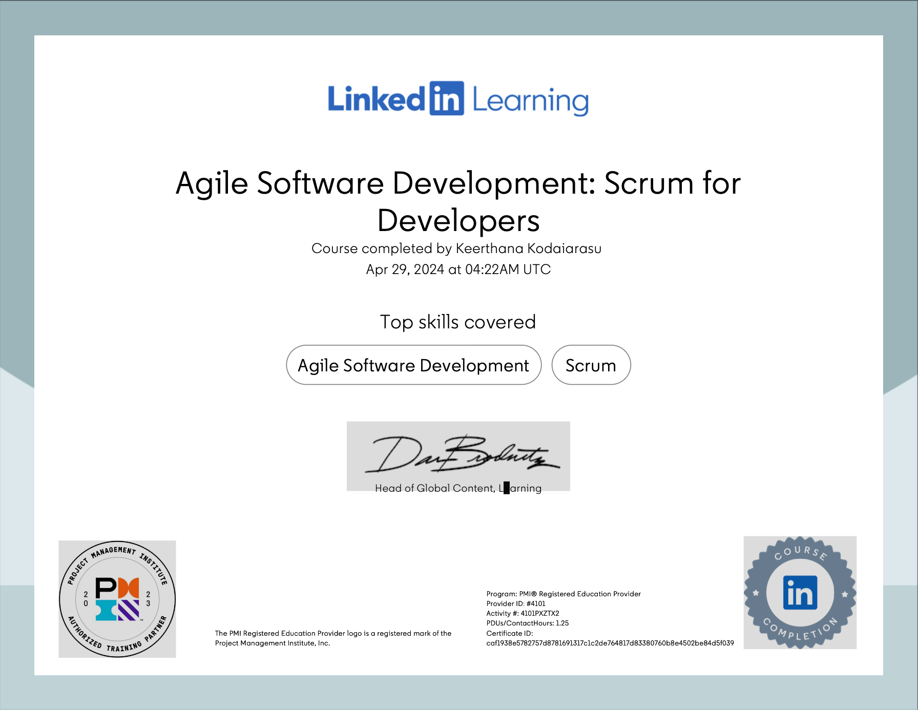 Agile Software Development