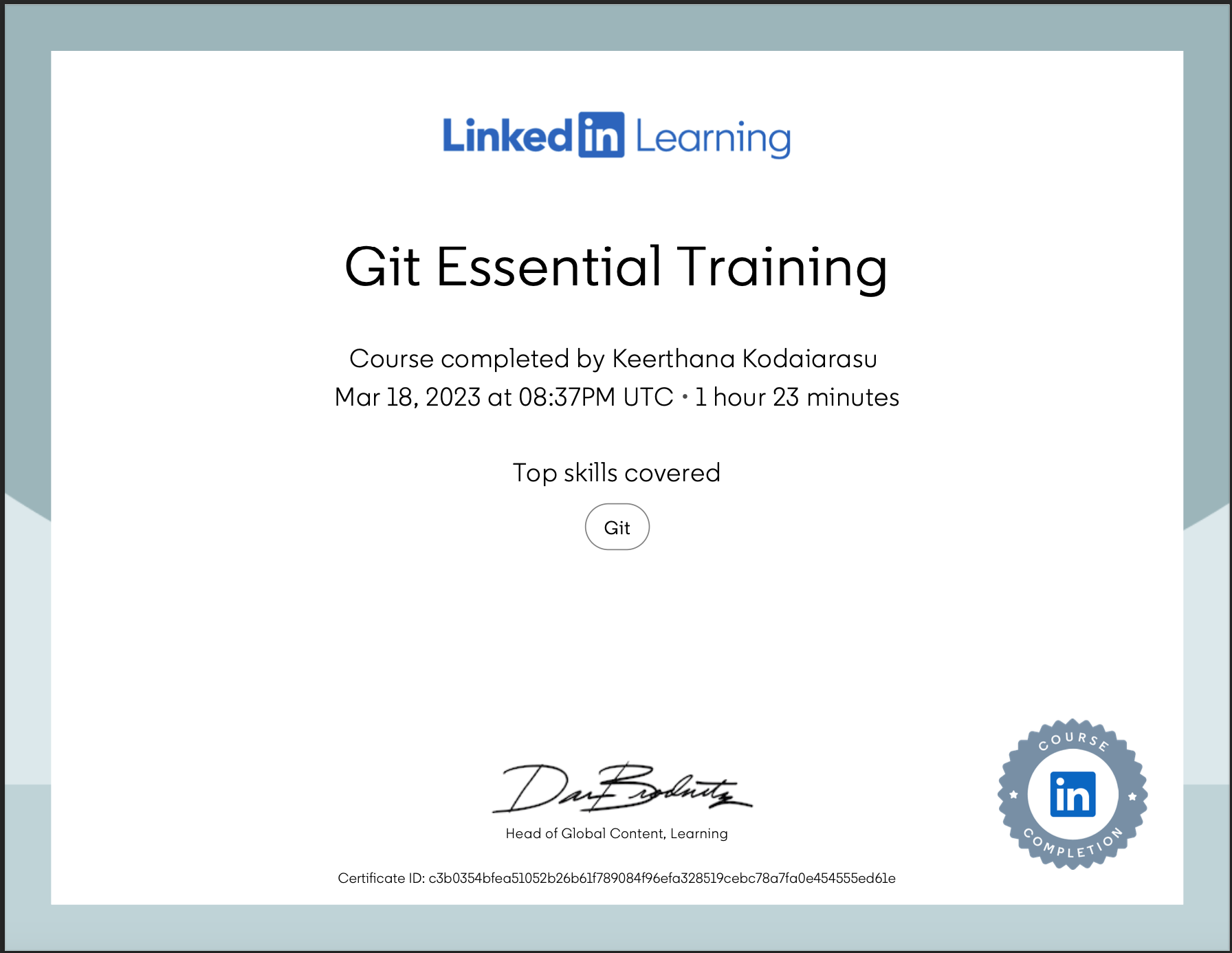 Git Essential Training